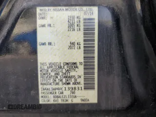 2015 Nissan Altima SV with VIN 1N4AL3AP4FC139831, listed as a Copart auction lot 43218294 with 179,670 mi miles and Salvage Title. Bid and sale history available at DreamBid. Image 12.