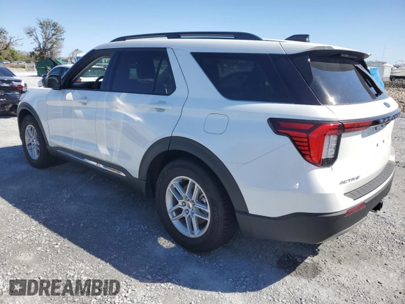 2025 Ford Explorer Active with VIN 1FMUK7DH7SGA38500, listed as a Copart auction lot 48053885 with Not Provided miles and Non Repairable. Bid and sale history available at carsss.com. Image 2.