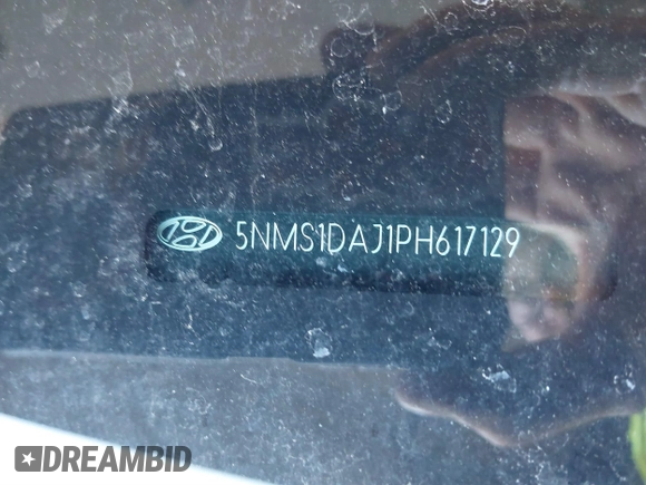 2023 Hyundai Santa Fe SE с VIN 5NMS1DAJ1PH617129, выставлен на аукционе IAAI как лот 41847525 с пробегом 40 036 миль миль и . История ставок и продаж доступна на DreamBid. Изображение 9.