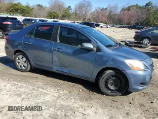 2008 Toyota Yaris with VIN JTDBT903281282145, listed as a Copart auction lot 48846435 with 235,839 mi miles and Salvage Title. Bid and sale history available at carsss.com. Image 4.