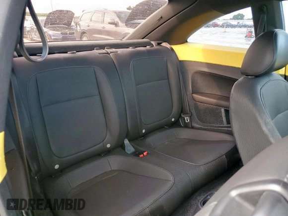 2014 Volkswagen Beetle 2.5L with VIN 3VWJX7AT2EM610372, listed as a Copart auction lot 60163345 with 121,497 mi miles and Salvage title. Bid and sale history available at DreamBid. Image 10.