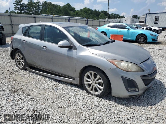 2010 Mazda 3 S Sport with VIN JM1BL1H5XA1317706, listed as a Copart auction lot 63830195 with 141,107 mi miles and Salvage title. Bid and sale history available at DreamBid. Image 4.