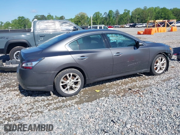 2014 Nissan Maxima S with VIN 1N4AA5AP0EC446851, listed as a IAAI auction lot 42016439 with 150,379 mi miles and . Bid and sale history available at DreamBid. Image 4.