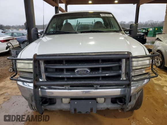 2001 Ford Super Duty F-250 XL with VIN 1FTNX21F11EA72507, listed as a Copart auction lot 41927455 with 257,889 mi miles and Salvage Title. Bid and sale history available at carsss.com. Image 5.