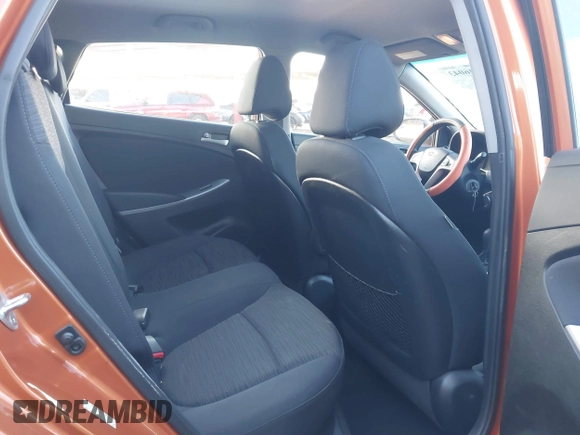 2015 Hyundai Accent GS with VIN KMHCT5AE7FU217683, listed as a IAAI auction lot 41946043 with 110,409 mi miles. Bid and sale history available at carsss.com. Image 8.
