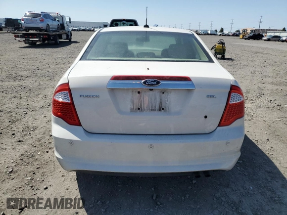 2012 Ford Fusion SEL with VIN 3FAHP0JA6CR162005, listed as a Copart auction lot 54598715 with 198,784 mi miles and Salvage Title. Bid and sale history available at carsss.com. Image 6.