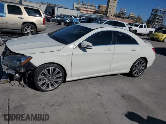 2018 Mercedes-Benz CLA 250 with VIN WDDSJ4EB2JN606210, listed as a Copart auction lot 49222975 with 96,774 mi miles and Salvage Title. Bid and sale history available at DreamBid. Image 1.
