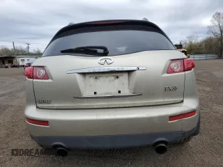 2006 Infiniti FX with VIN JNRAS08W86X201667, listed as a Copart auction lot 53884045 with 169,988 mi miles and Salvage Title. Bid and sale history available at DreamBid. Image 6.