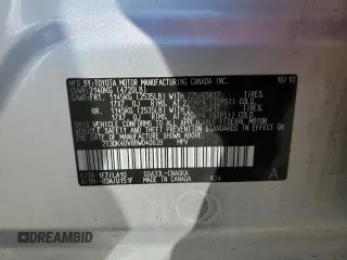 2011 Toyota RAV4 Ltd with VIN 2T3DK4DV8BW040639, listed as a Copart auction lot 50625045 with 160,280 mi miles and Salvage Title. Bid and sale history available at carsss.com. Image 12.