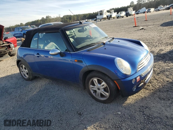 2006 MINI Convertible with VIN WMWRF33566TF65150, listed as a Copart auction lot 88430265 with 185,184 mi miles and Clean title. Bid and sale history available at DreamBid. Image 4.