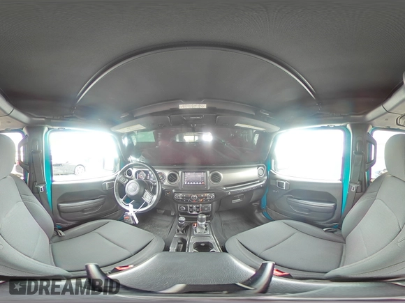 2020 Jeep Wrangler Unlimited Sport Altitude with VIN 1C4HJXDG7LW201640, listed as a Copart auction lot 52312435 with 40,311 mi miles and Salvage title. Bid and sale history available at DreamBid. Image 14.
