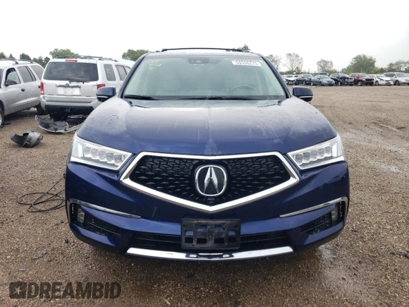 2019 Acura MDX Sport Hybrid w/Advance Pkg with VIN 5J8YD7H72KL000117, listed as a Copart auction lot 68556373 with 62,368 mi miles. Bid and sale history available at carsss.com. Image 5.
