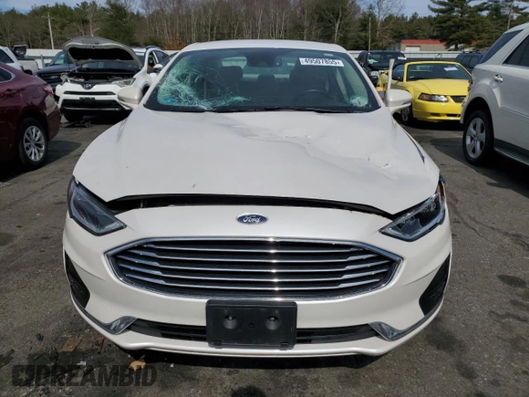 2019 Ford Fusion SEL with VIN 3FA6P0CD4KR224756, listed as a Copart auction lot 49507855 with 56,785 mi miles and Salvage Title. Bid and sale history available at carsss.com. Image 5.