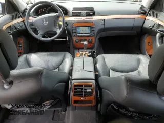 2005 Mercedes-Benz S-Class 4.3L with VIN WDBNG83J95A434518, listed as a Copart auction lot 48342505 with 0 mi miles and Salvage Title. Bid and sale history available at carsss.com. Image 8.