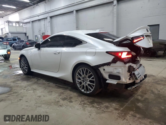 2022 Lexus RC 300 with VIN JTHD85EC0N5006688, listed as a Copart auction lot 56381435 with 24,551 mi miles and Salvage title. Bid and sale history available at DreamBid. Image 2.