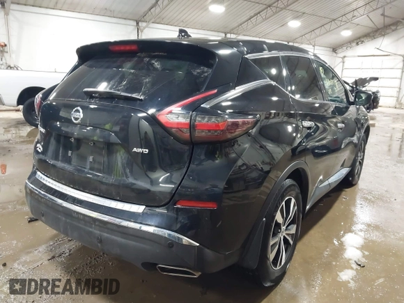 2020 Nissan Murano S with VIN 5N1AZ2AS4LN126645, listed as a IAAI auction lot 41602278 with 67,520 mi miles and . Bid and sale history available at DreamBid. Image 4.