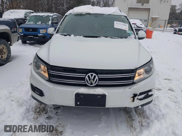 2016 Volkswagen Tiguan S with VIN WVGBV7AX2GW550558, listed as a IAAI auction lot 41553304 with 100,864 mi miles and . Bid and sale history available at DreamBid. Image 12.