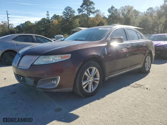 2009 Lincoln MKS with VIN 1LNHM93R69G606957, listed as a Copart auction lot 84890834 with 241,580 mi miles and Salvage Title. Bid and sale history available at carsss.com. Image 1.