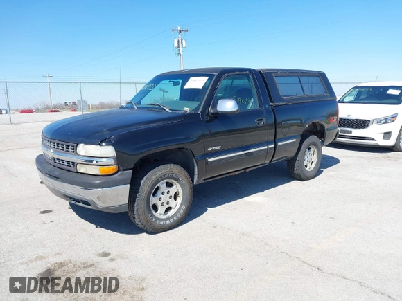 1999 Chevrolet Silverado 1500 LS with VIN 1GCEK14T9XZ213688, listed as a IAAI auction lot 41818993 with 192,743 mi miles. Bid and sale history available at carsss.com. Image 2.