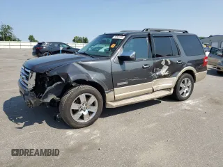 2007 Ford Expedition Eddie Bauer с VIN 1FMFU17527LA45953, выставлен на аукционе Copart как лот 59502485 с пробегом 186 814 миль миль и Списание • Salvage title. История ставок и продаж доступна на DreamBid. Изображение 1.