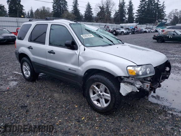 2006 Ford Escape Hybrid with VIN 1FMCU95H36KC95950, listed as a Copart auction lot 83957834 with 139,141 mi miles and Salvage title. Bid and sale history available at DreamBid. Image 4.