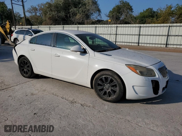 2012 Buick Regal with VIN 2G4GR5ER5C9214853, listed as a Copart auction lot 80306674 with 185,815 mi miles and Salvage Title. Bid and sale history available at carsss.com. Image 4.