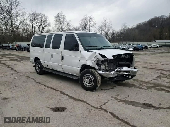 2008 Ford Econoline Passenger XL with VIN 1FBNE31L48DA80204, listed as a Copart auction lot 43873375 with 181,378 mi miles and Salvage Title. Bid and sale history available at carsss.com. Image 11.