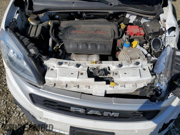 2022 Ram ProMaster City Cargo Tradesman with VIN ZFBHRFAB1N6W61829, listed as a Copart auction lot 46619185 with 112,268 mi miles and Salvage Title. Bid and sale history available at DreamBid. Image 12.