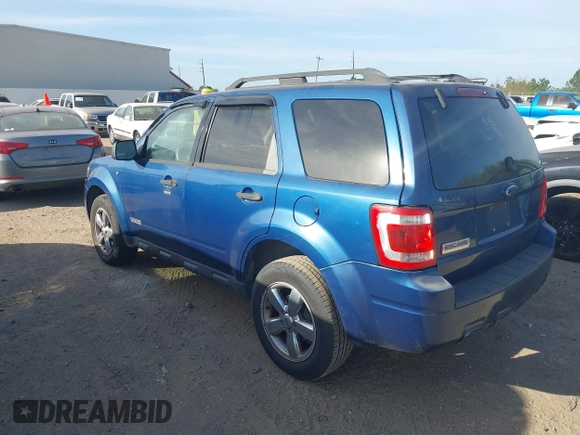 2008 Ford Escape XLT с VIN 1FMCU03148KE77063, выставлен на аукционе IAAI как лот 41815059 с пробегом 160 000 миль миль и . История ставок и продаж доступна на DreamBid. Изображение 3.