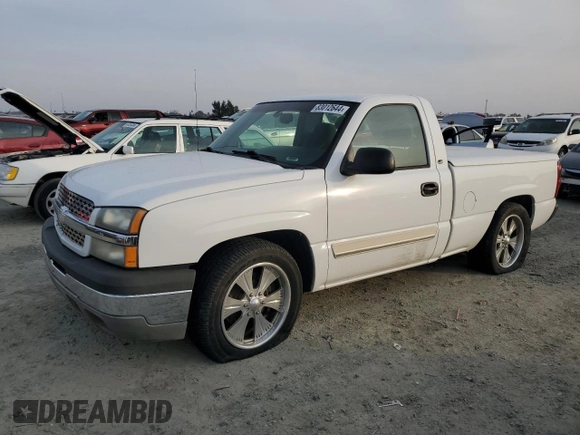 2003 Chevrolet Silverado 1500 with VIN 1GCEC14V93Z348632, listed as a Copart auction lot 83012644 with 132,115 mi miles and Salvage Title. Bid and sale history available at carsss.com. Image 1.