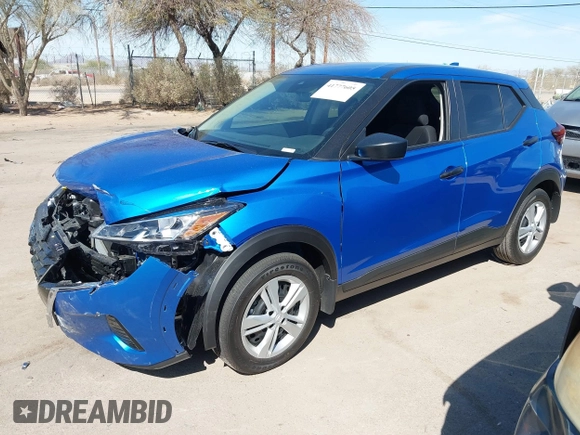 2024 Nissan Kicks S with VIN 3N1CP5BV8RL595357, listed as a IAAI auction lot 41777605 with 1,026 mi miles and . Bid and sale history available at DreamBid. Image 17.
