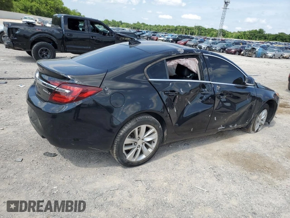 2016 Buick Regal Premium II with VIN 2G4GS5GX1G9180738, listed as a Copart auction lot 58394925 with Not provided miles and Salvage title. Bid and sale history available at DreamBid. Image 3.