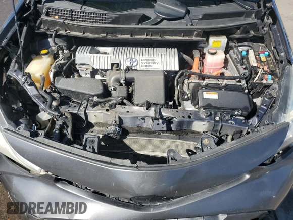 2017 Toyota Prius Two z VIN JTDZN3EUXHJ057687, wystawiony jako Copart lot #57593435 z przebiegiem Nie podano mil oraz Szkoda całkowita • Salvage title. Historia ofert i sprzedaży dostępna na DreamBid. Obrazek 11.