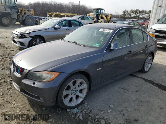 2008 BMW 3 Series 335xi with VIN WBAVD53568A285840, listed as a Copart auction lot 44338085 with 173,039 mi miles and Clean Title. Bid and sale history available at carsss.com. Image 1.