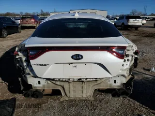 2018 Kia Stinger Premium with VIN KNAE25LA1J6012588, listed as a Copart auction lot 43394965 with 103,070 mi miles and Salvage Title. Bid and sale history available at carsss.com. Image 6.