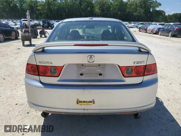 2007 Acura TSX Navi with VIN JH4CL96917C007853, listed as a Copart auction lot 53333895 with 122,573 mi miles and Salvage Title. Bid and sale history available at carsss.com. Image 6.