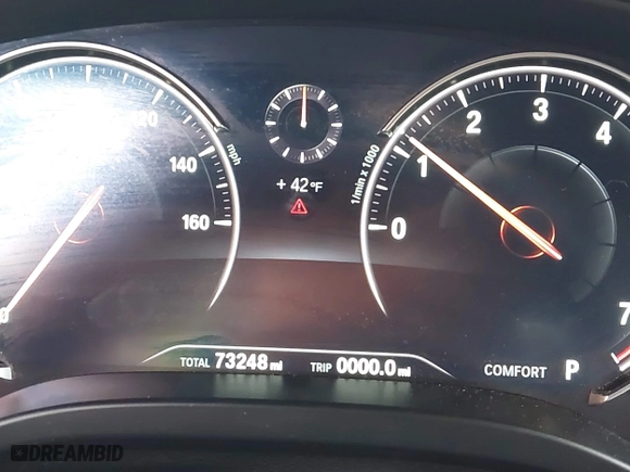 2019 BMW X3 xDrive30i with VIN 5UXTR9C53KLP88805, listed as a IAAI auction lot 41525248 with 73,248 mi miles. Bid and sale history available at carsss.com. Image 7.