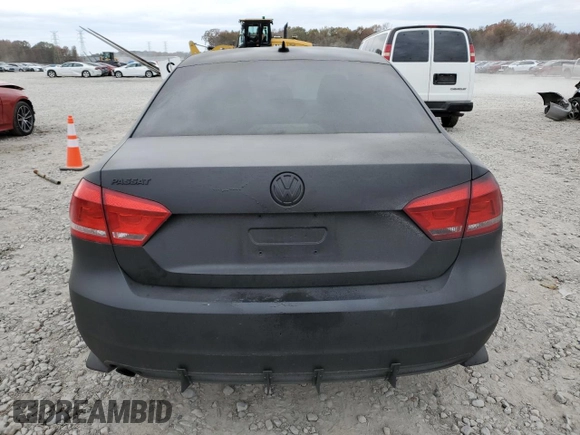 2014 Volkswagen Passat S w/Nav with VIN 1VWAP7A36EC026154, listed as a Copart auction lot 83426054 with 192,012 mi miles and Salvage Title. Bid and sale history available at carsss.com. Image 6.