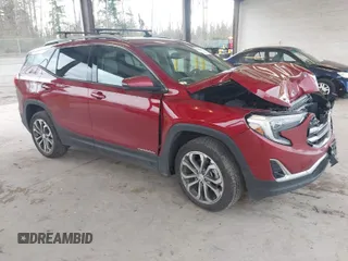 2019 GMC Terrain SLT with VIN 3GKALVEX3KL292140, listed as a IAAI auction lot 41910533 with 24,863 mi miles. Bid and sale history available at carsss.com. Image 1.