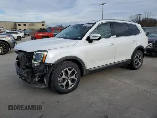2020 Kia Telluride EX with VIN 5XYP34HC7LG001298, listed as a Copart auction lot 89148375 with 107,759 mi miles and Salvage Title. Bid and sale history available at DreamBid. Image 1.
