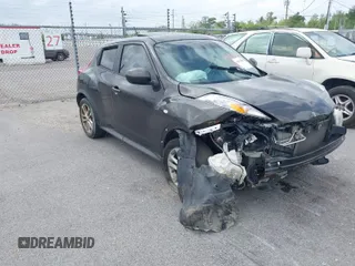 2012 Nissan Juke SL with VIN JN8AF5MV4CT119327, listed as a IAAI auction lot 41974816 with 92,848 mi miles. Bid and sale history available at carsss.com. Image 1.