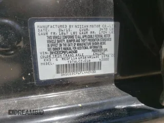 2015 Nissan Note S Plus with VIN 3N1CE2CP6FL442430, listed as a Copart auction lot 62165975 with 98,659 mi miles and Salvage title. Bid and sale history available at DreamBid. Image 12.