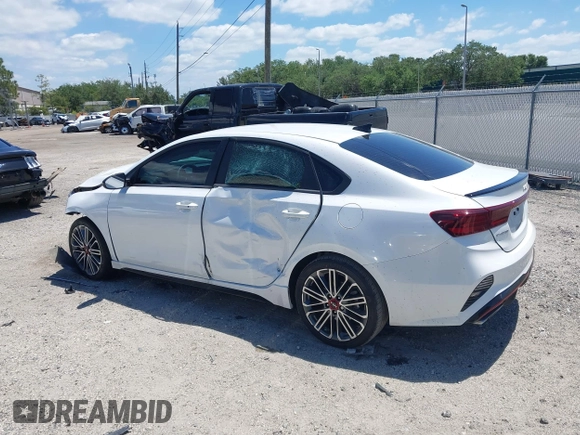 2024 Kia Forte GT with VIN 3KPF44AC3RE821239, listed as a IAAI auction lot 42025884 with 6,593 mi miles and . Bid and sale history available at DreamBid. Image 14.