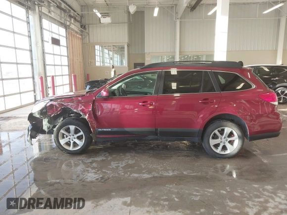 2013 Subaru Outback 2.5i Premium with VIN 4S4BRBCC4D1256623, listed as a IAAI auction lot 41658705 with 157,135 mi miles. Bid and sale history available at carsss.com. Image 14.