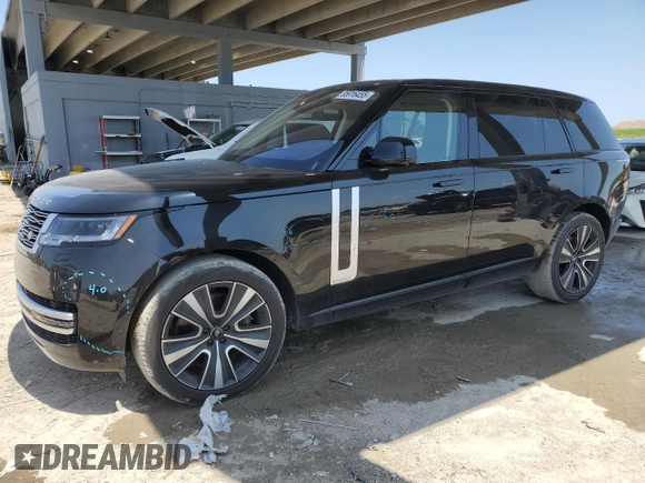 2023 Land Rover Range Rover with VIN SALK1BE72PA033361, listed as a Copart auction lot 55916455 with 37,877 mi miles and Salvage Title. Bid and sale history available at DreamBid. Image 1.