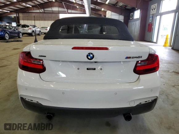 2017 BMW 2 Series M240i xDrive with VIN WBA2L3C30HV667900, listed as a Copart auction lot 62483595 with 91,281 mi miles and Salvage title. Bid and sale history available at DreamBid. Image 6.