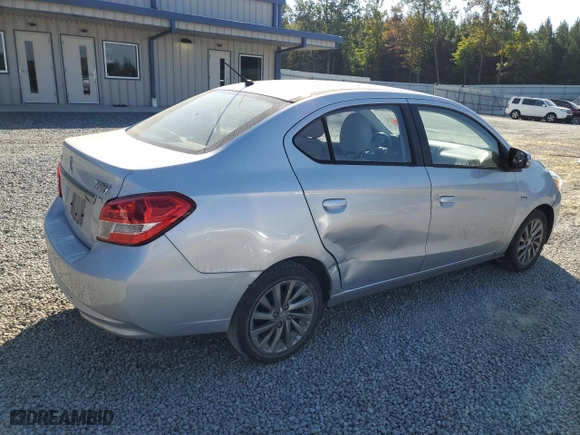 2019 Mitsubishi Mirage G4 SE with VIN ML32F4FJ2KHF15669, listed as a Copart auction lot 75707914 with 49,082 mi miles and Salvage Title. Bid and sale history available at carsss.com. Image 3.