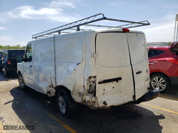 2016 Nissan NV S with VIN 1N6BF0KM2GN810649, listed as a Copart auction lot 53450534 with 0 mi miles and Salvage Title. Bid and sale history available at carsss.com. Image 2.