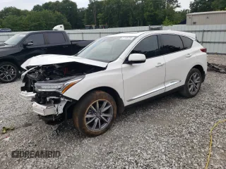 2023 Acura RDX w/Technology Package with VIN 5J8TC1H57PL003014, listed as a Copart auction lot 61138724 with 9,626 mi miles and Salvage Title. Bid and sale history available at carsss.com. Image 1.