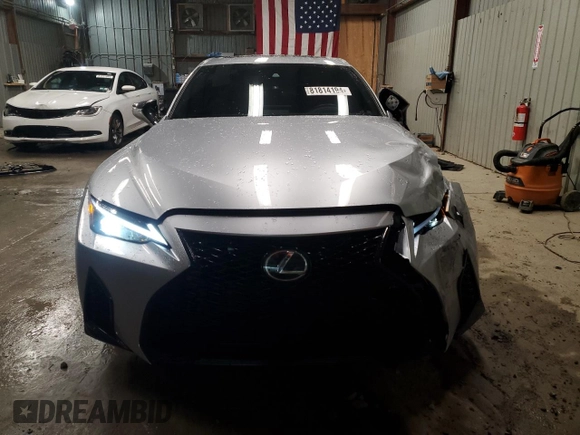 2024 Lexus IS 350 F Sport with VIN JTHGZ1E29R5034442, listed as a Copart auction lot 81814194 with 2,838 mi miles and Salvage title. Bid and sale history available at DreamBid. Image 5.